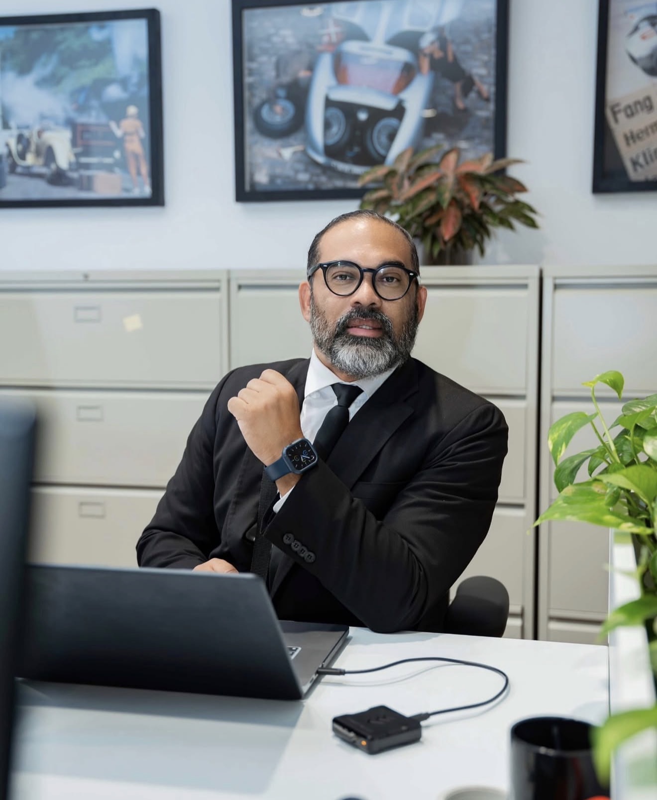 Happy family with financial security